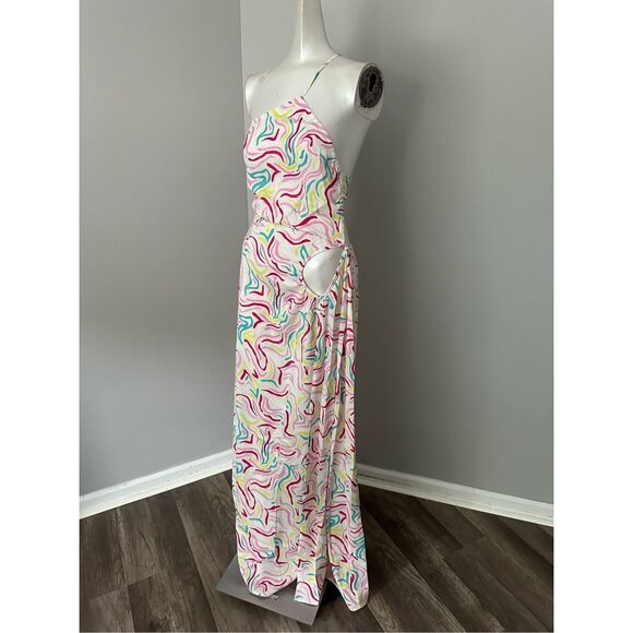 NWT FOR LOVE & LEMONS PALMER MAXI DRESS SIZE S $269 - Picture 8 of 16